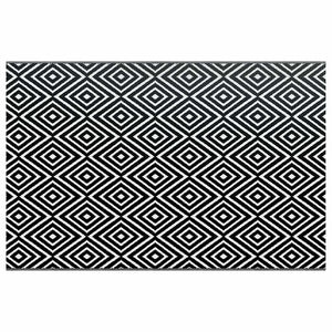 Utomhusmatta ARAKIL vit och svart 190x290 cm PP