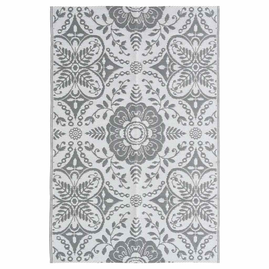 Utomhusmatta ARAKIL ljusgrå 190x290 cm PP