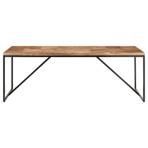 Matbord 200x90x76 cm massivt akaciaträ och mangoträ