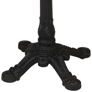 Cafébord 60x60x77 cm grovt mangoträ