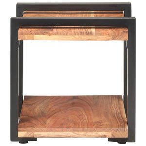 Sängbord 50x40x40 cm massivt akaciaträ