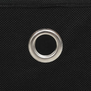 Förvaringslådor 4 st non-woven tyg 28x28x28 cm svart