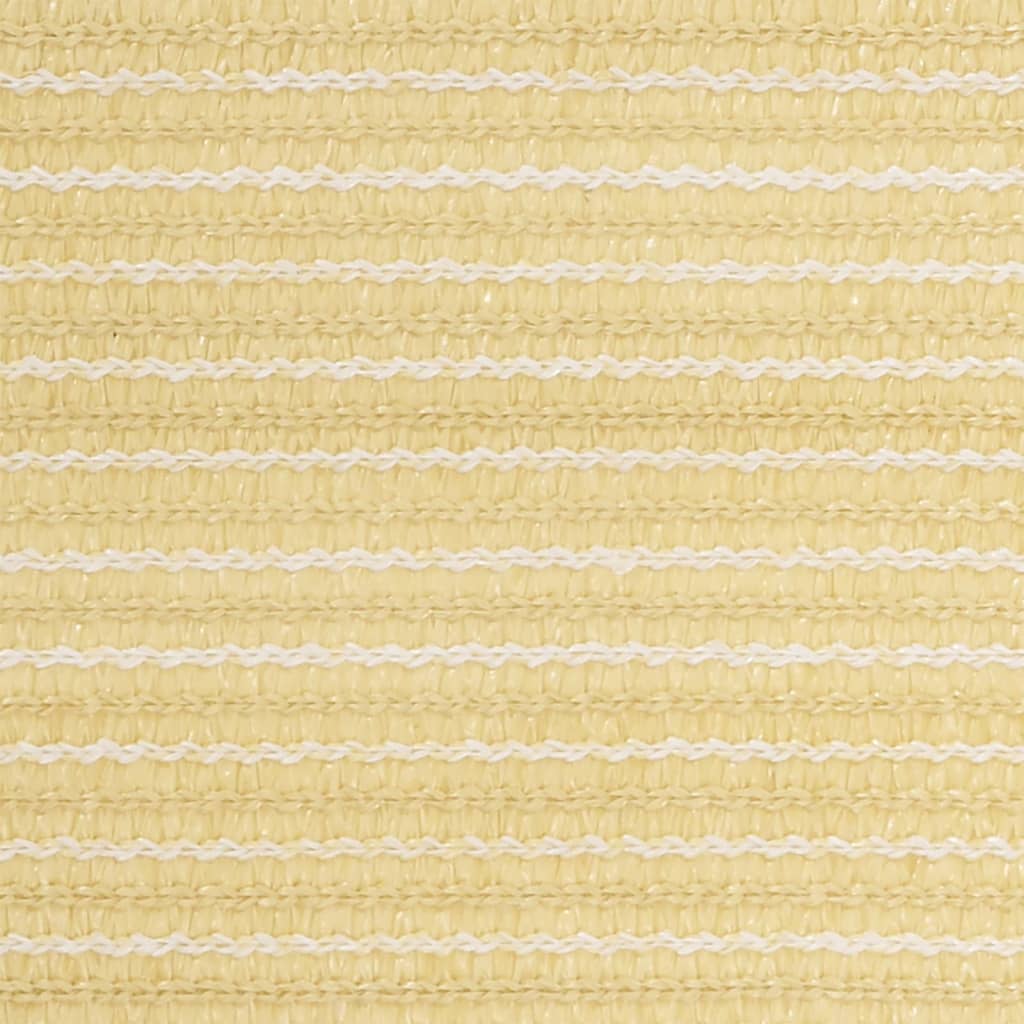 Balkongskärm beige 120x400 cm HDPE