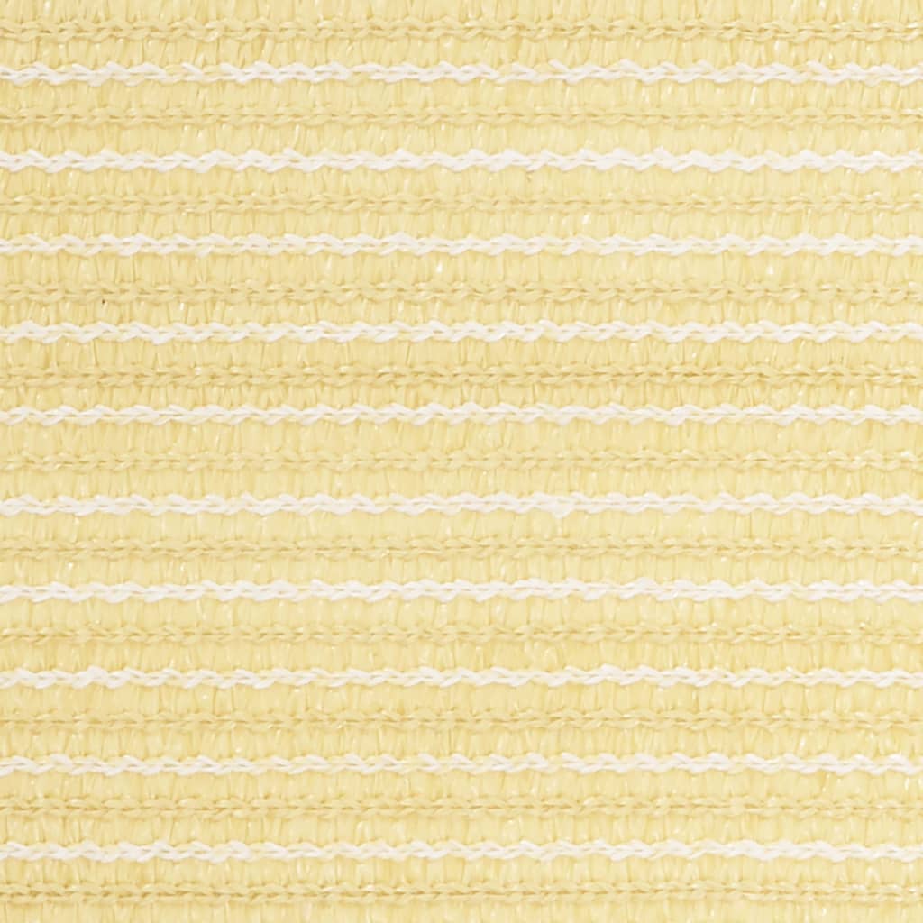 Balkongskärm beige 120x500 cm HDPE