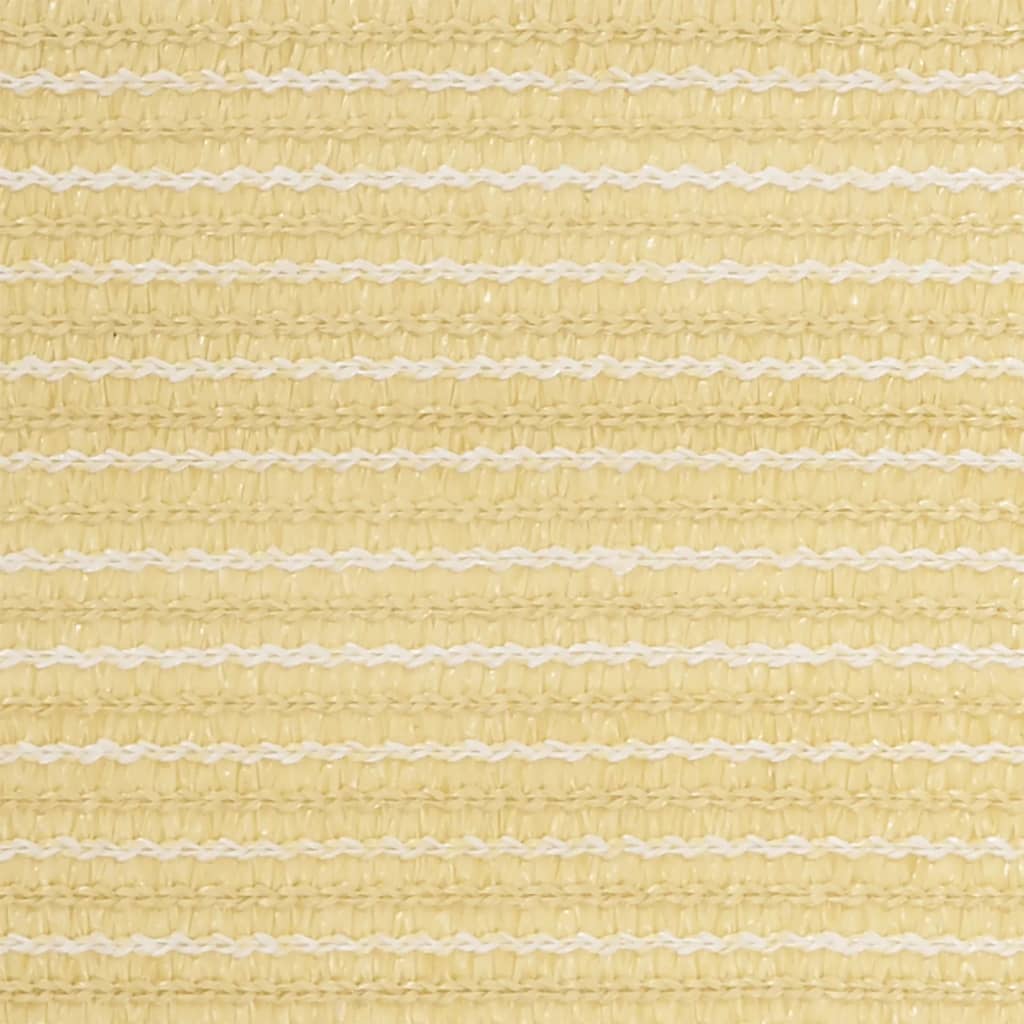 Balkongskärm beige 120x600 cm HDPE