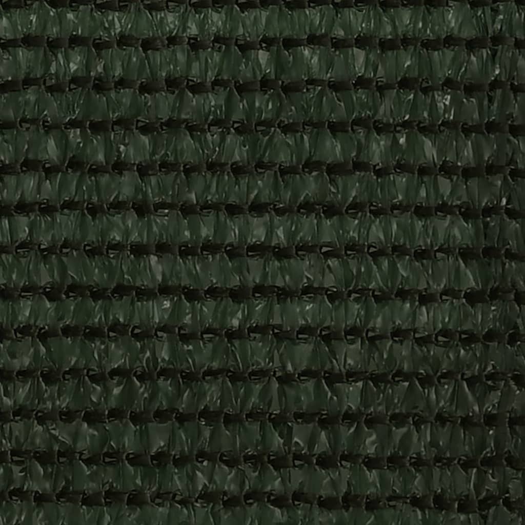 Balkongskärm mörkgrön 75x500 cm HDPE