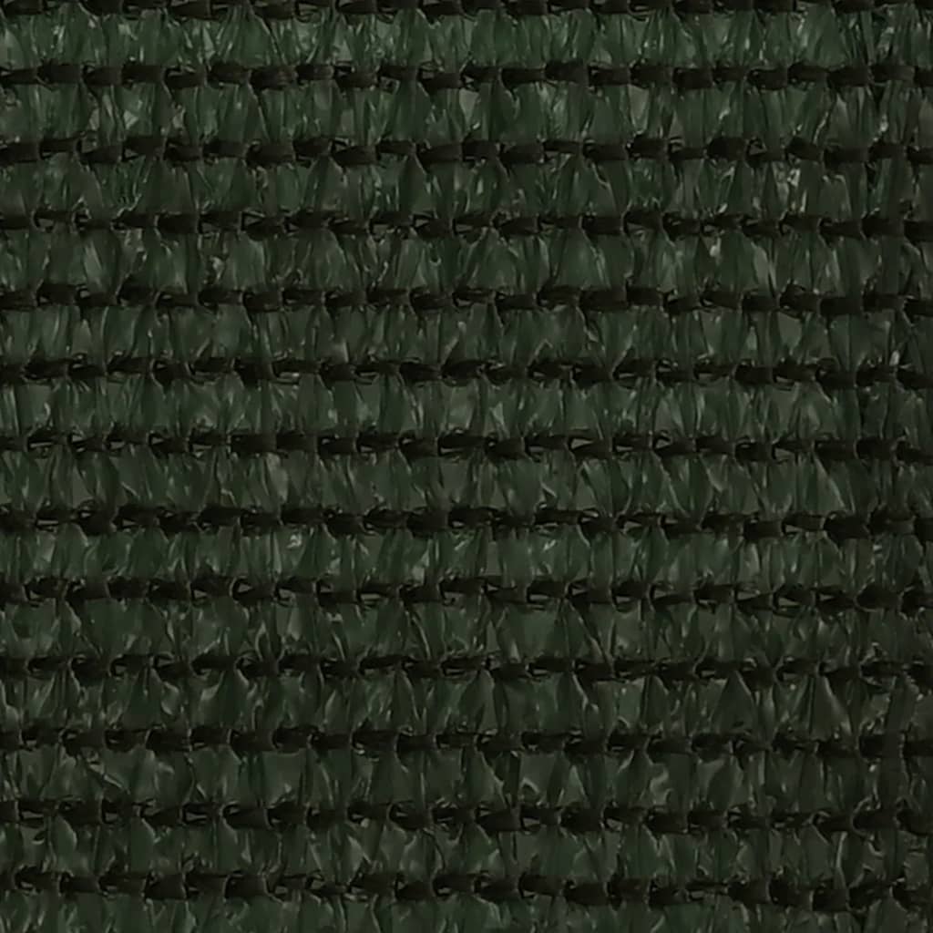 Balkongskärm mörkgrön 75x600 cm HDPE
