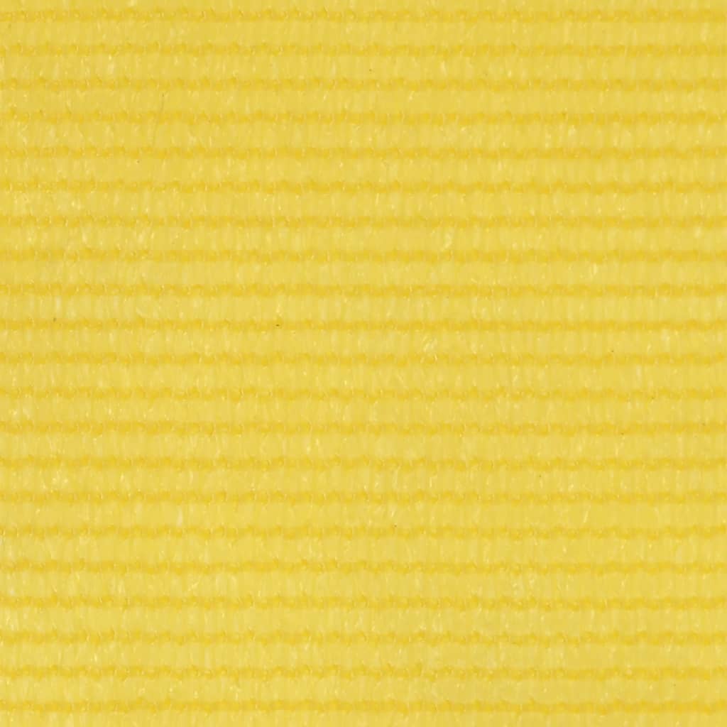 Balkongskärm gul 120x400 cm HDPE