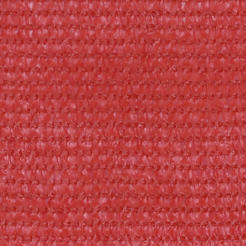 Balkongskärm röd 75x500 cm HDPE