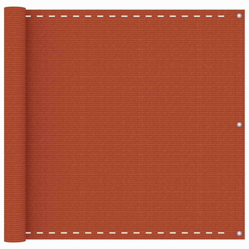 Balkongskärm orange 90x400 cm HDPE