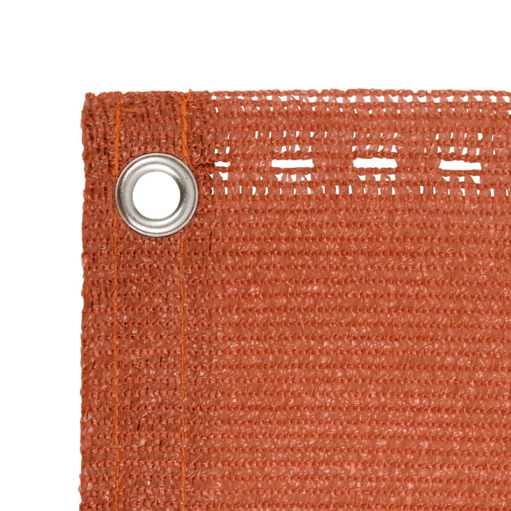 Balkongskärm orange 120x500 cm HDPE