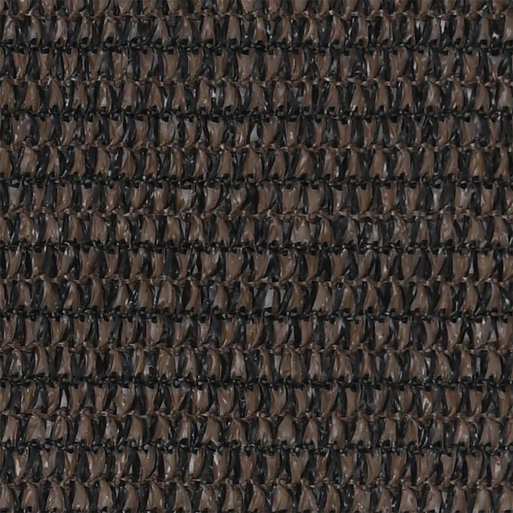 Balkongskärm brun 90x400 cm HDPE