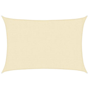 Solsegel 160 g/m² gräddvit 2,5x3,5 m HDPE