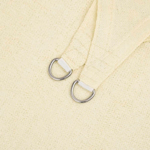 Solsegel 160 g/m² gräddvit 2,5x4,5 m HDPE