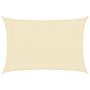 Solsegel 160 g/m² gräddvit 3x4,5 m HDPE