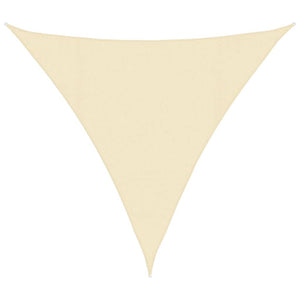 Solsegel 160 g/m² gräddvit 4,5x4,5x4,5 m HDPE