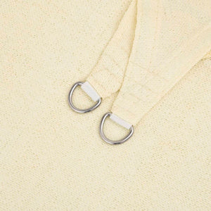 Solsegel 160 g/m² gräddvit 3/4x3 m HDPE