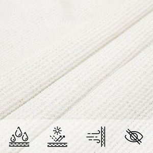 Solsegel 160 g/m² vit 4,5x4,5x4,5 m HDPE