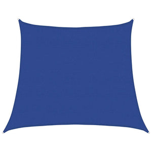 Solsegel 160 g/m² trapezoid blå 4/5x4 m HDPE