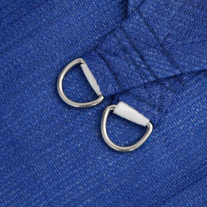 Solsegel 160 g/m² trapezoid blå 4/5x4 m HDPE