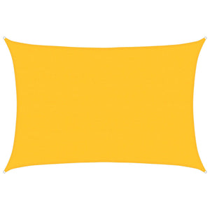 Solsegel 160 g/m² rektangulär gul 5x6 m HDPE
