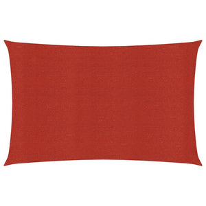 Solsegel 160 g/m² röd 2,5x4,5 m HDPE