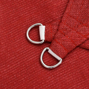 Solsegel 160 g/m² röd 3,5x4,5 m HDPE