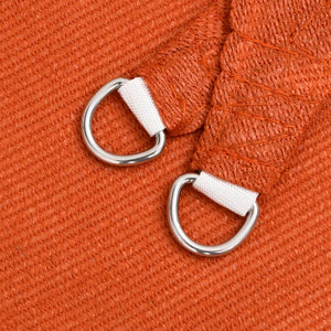 Solsegel 160 g/m² rektangulär orange 3x5 m HDPE