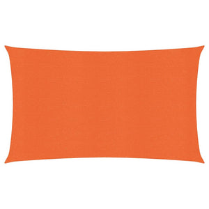 Solsegel 160 g/m² rektangulär orange 4x7 m HDPE