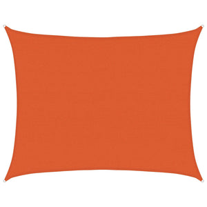 Solsegel 160 g/m² rektangulär orange 6x7 m HDPE