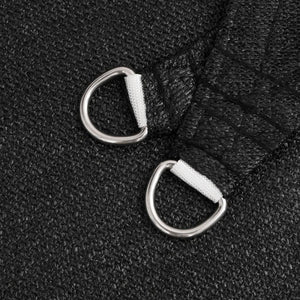 Solsegel 160 g/m² svart 3x3 m HDPE