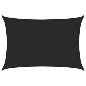 Solsegel 160 g/m² svart 2,5x4 m HDPE