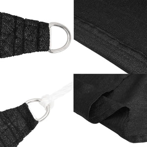 Solsegel 160 g/m² svart 5x8 m HDPE