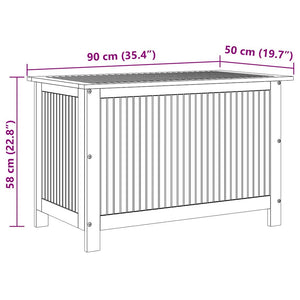 Trädgårdslåda 90x50x58 cm massivt akaciaträ