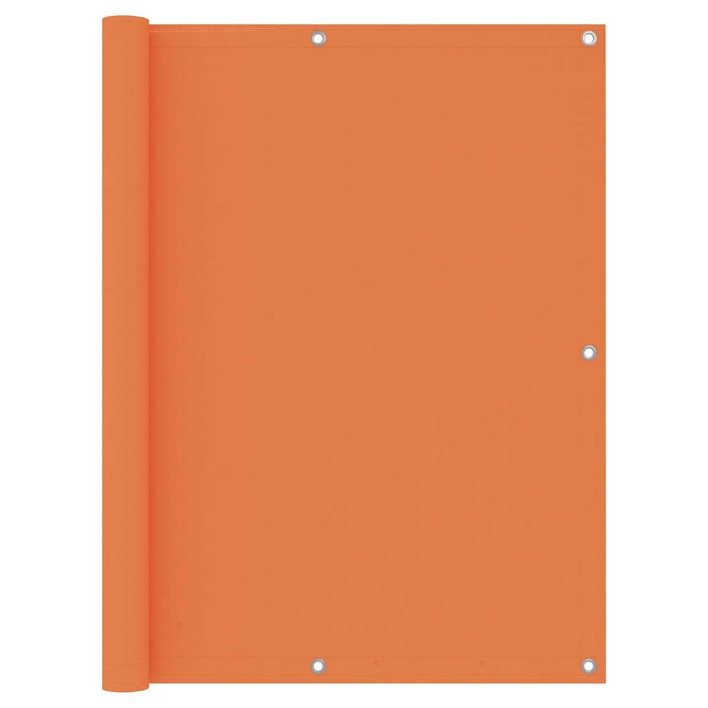 Balkongskärm orange 120x500 cm oxfordtyg