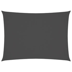 Solsegel oxfordtyg rektangulärt 2x3,5 m antracit