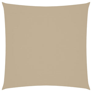 Solsegel oxfordtyg fyrkantigt 7x7 m beige