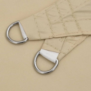 Solsegel oxfordtyg rektangulärt 3,5x4,5 m beige