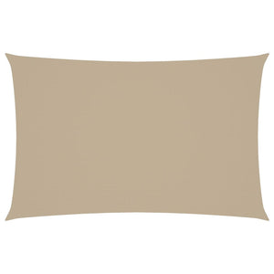 Solsegel oxfordtyg rektangulärt 5x8 m beige