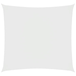 Solsegel oxfordtyg fyrkantigt 4,5x4,5 m vit