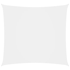 Solsegel oxfordtyg fyrkantigt 7x7 m vit