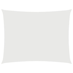 Solsegel oxfordtyg rektangulärt 3x6 m vit