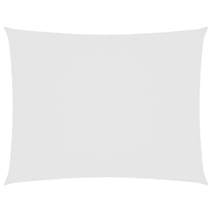 Solsegel oxfordtyg rektangulärt 5x6 m vit