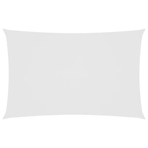 Solsegel oxfordtyg rektangulärt 5x8 m vit