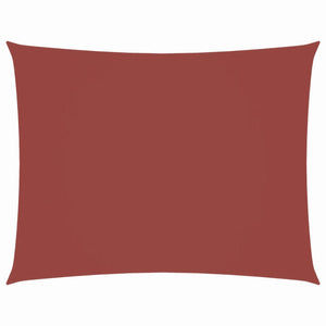 Solsegel oxfordtyg rektangulärt 2x3,5 m terracotta