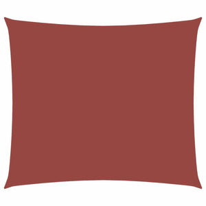 Solsegel oxfordtyg rektangulärt 2,5x3,5 m terrakotta