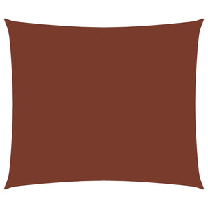 Solsegel oxfordtyg rektangulärt 3x4,5 m terrakotta