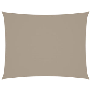 Solsegel oxfordtyg rektangulärt 3x4,5 m taupe