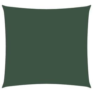 Solsegel oxfordtyg fyrkantigt 4x4 m mörkgrön