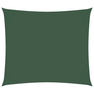 Solsegel oxfordtyg rektangulärt 2,5x3 m mörkgrön